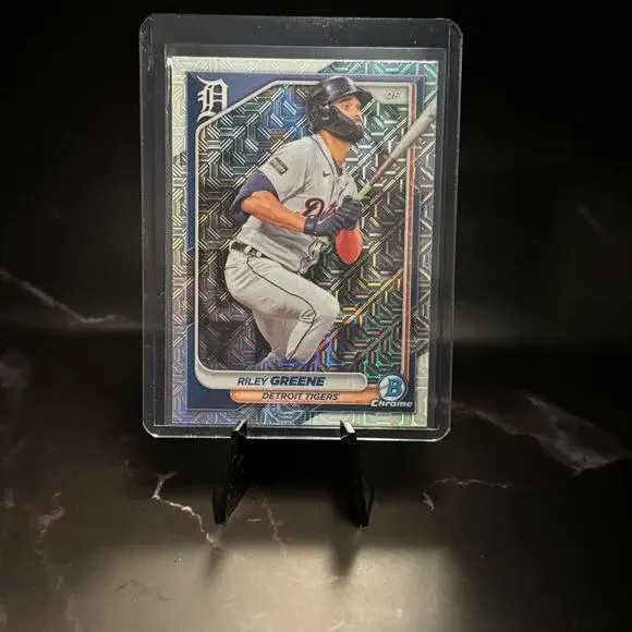 2024 Bowman Chrome Riley Green Mojo Refractor - Picture 1 of 2